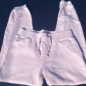Like pink jogger sweats